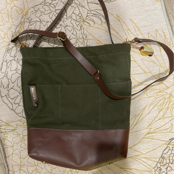 R.Riveter Bags R Riveter Doyle Carry All Canvas Tote W Leather